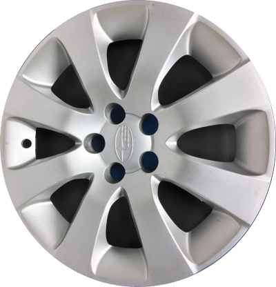 Subaru Impreza 2008-2011, Plastic 8 Spoke, Single Hubcap or Wheel Cover For 16 Inch Steel Wheels. Hollander Part Number H60539.